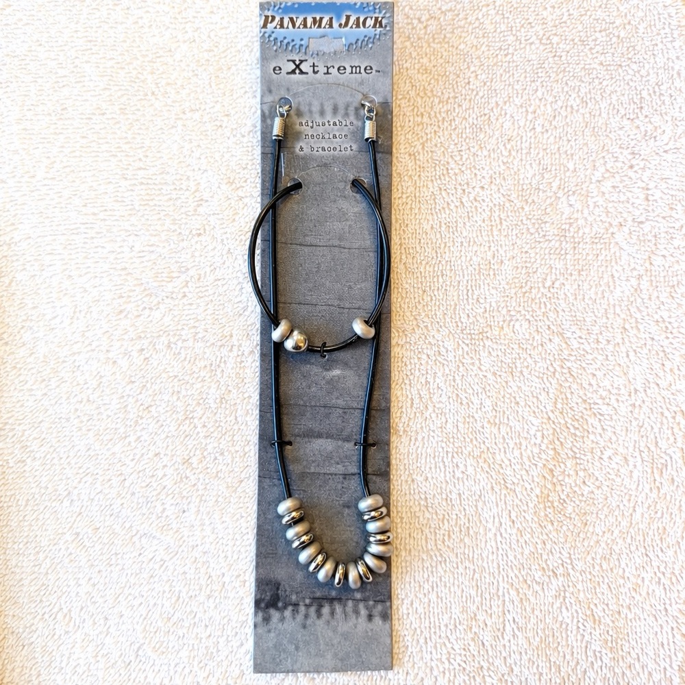 Panama Jack eXtreme 18” Necklace & Bracelet Set Y2K NOS 2002